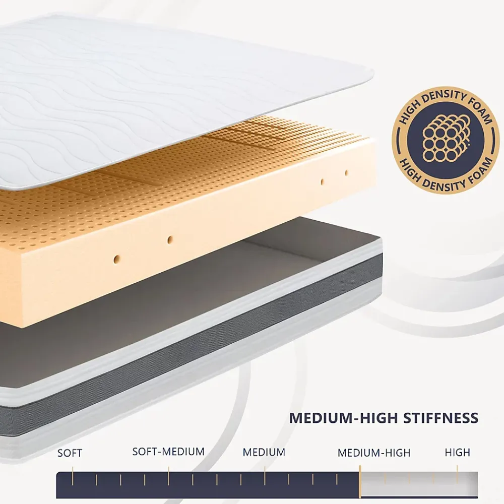 The White Stone Matelas 130x190 cm en Waterfoam hypoallergénique, 16 cm* Matelas