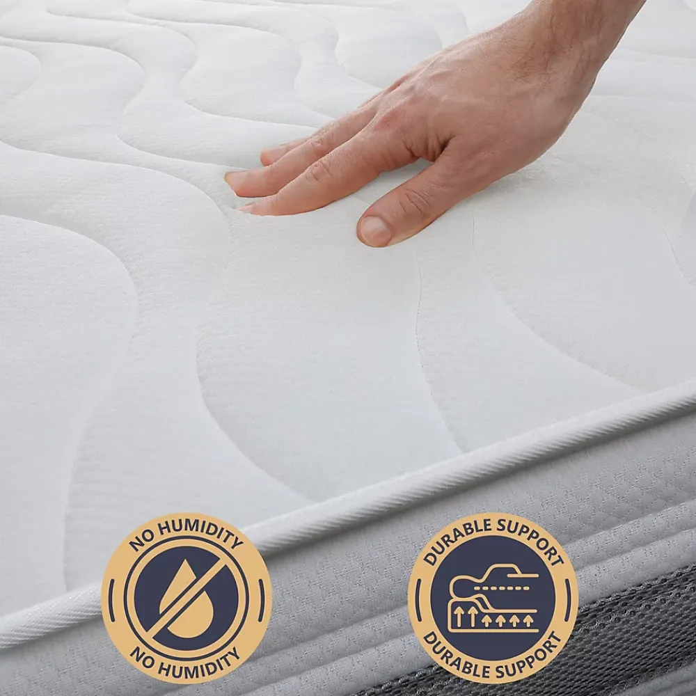 The White Stone Matelas 130x190 cm en Waterfoam hypoallergénique, 16 cm* Matelas
