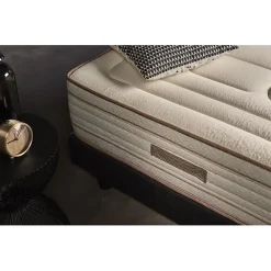 Matelas 200x200 cm ensachés hybride Bamboo Nuit epaisseur 30 cm +/- 2 Fermeté moyen élevé.><noscript><img width=
