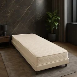 Matelas 90x200 cm Ferme x 10 cm - 5 zones de confort - soutien optimal - confort au quotidien - usage polyvalent - produit bestsel>Literie Julien Outlet