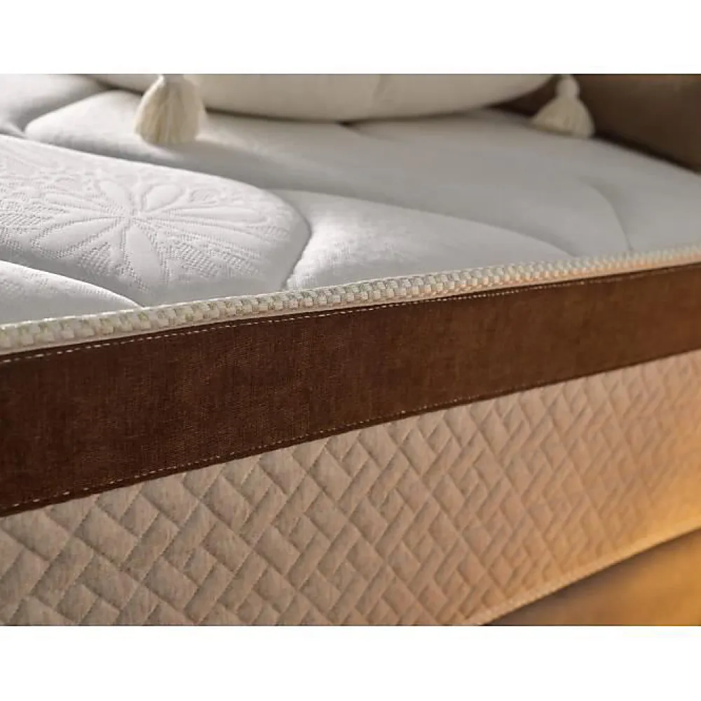 Eccox Matelas 140x200 cm Mémoire de forme epaisseur 25 cm +/-2 BIO CONFORT.* Matelas