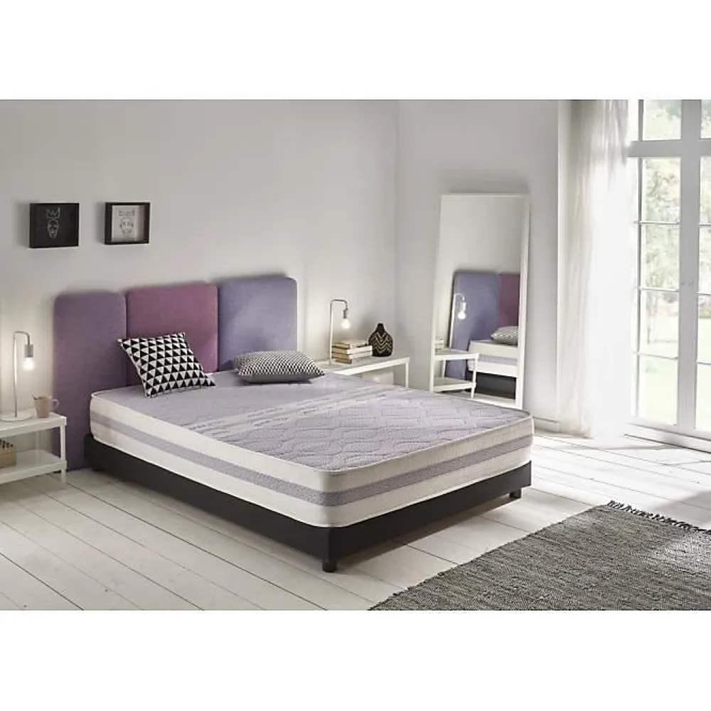 Matelas 120x180 cm Mémoire de forme Dream Aloe Vera epaisseur 19 cm +/-2 Fermeté Moyenne.>Eccox Best