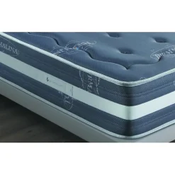 Matelas 180x200 cm Mémoire de forme Tourmaline Gris epaisseur 25 cm +/- 2 Haute Fermeté.><noscript><img width=