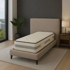 Literie Julien Matelas 70x190 cm Mémoire de Forme 23 cm Ferme - 7 Zones de Confort - Très Respirant - Confort Optimal - Usage Quotidien - MATELAS* Matelas