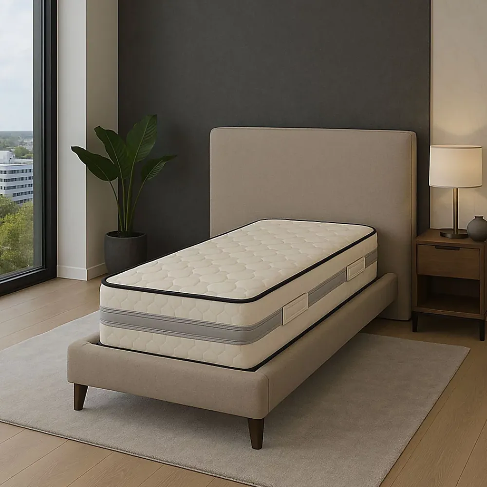Literie Julien Matelas 70x190 cm Mémoire de Forme 23 cm Ferme - 7 Zones de Confort - Très Respirant - Confort Optimal - Usage Quotidien - MATELAS* Matelas