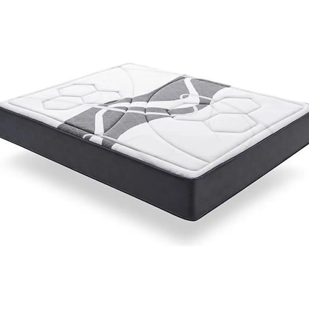 Eccox Matelas 140x200 cm Mémoire de formeelastique Memory Graphene epaisseur 30 cm +/-2 Fermeté moyenne-haute.* Matelas