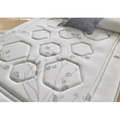 Eccox Matelas 120x180 cm Mémoire de forme Gel Pocket Spring Graphene Design & Comfort epaisseur 29 cm + / -2 Fermeté moyenne-élevée* Matelas