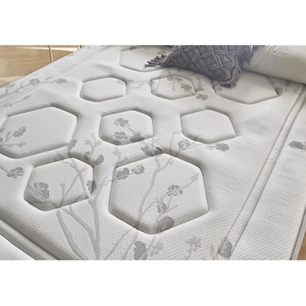 Eccox Matelas 120x180 cm Mémoire de forme Gel Pocket Spring Graphene Design & Comfort epaisseur 29 cm + / -2 Fermeté moyenne-élevée* Matelas