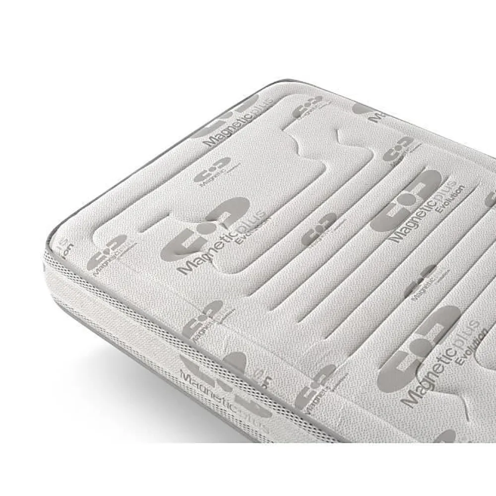 Eccox Matelas 135x200 cm Mémoire de formeélastique Magnetic Evolution epaisseur 27 cm +/- 2 Fermeté Moyenne-Haute.* Matelas