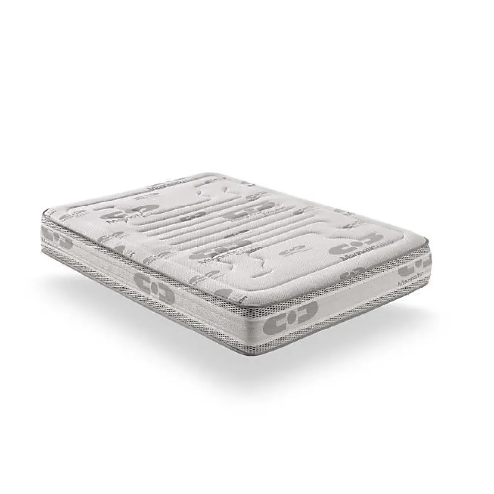 Eccox Matelas 135x200 cm Mémoire de formeélastique Magnetic Evolution epaisseur 27 cm +/- 2 Fermeté Moyenne-Haute.* Matelas