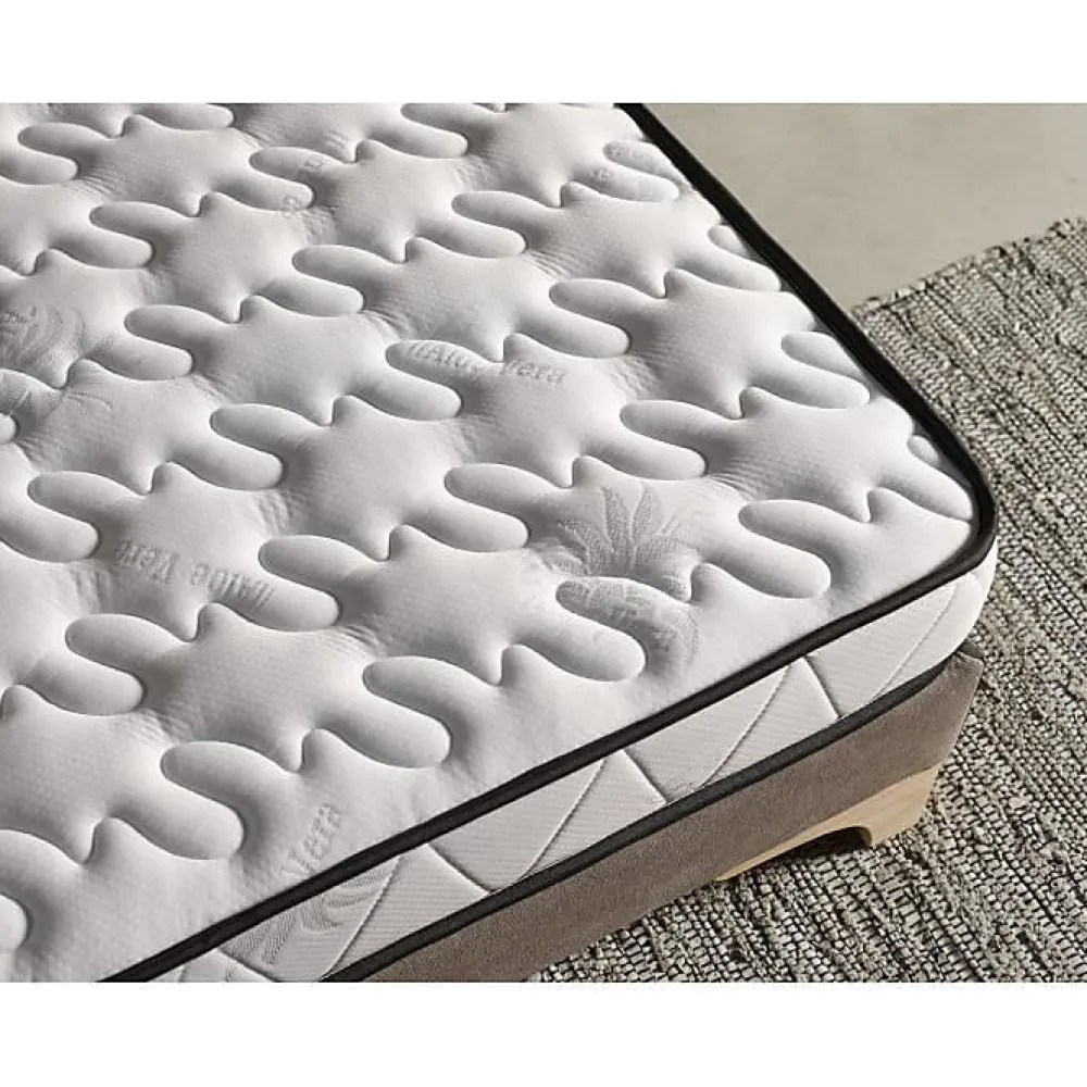 Matelas 120x180 cm Mémoire de forme Luxury Aloe Vera epaisseur 16 cm +/- 2 avec fonction antimicrobienne de traitement ALOE VERA.>Eccox Online