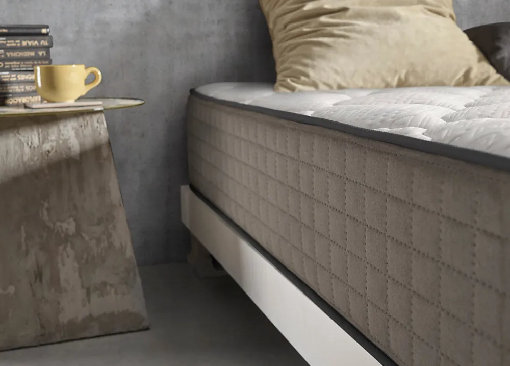 Matelas 140x190 cm Natur Plus, mousse multizone, 30 cm, tissu stretch, 7 zones de confort, morphologique et excellente aération>Simpur Low Cost Sale