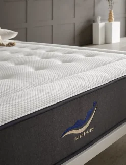 Simpur Low Cost Matelas 140x190 cm Simpur Sport, mousse HR multizone haute densité, 30 cm, soutien semi-ferme, confort et maintien optimal* Matelas