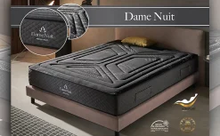 Matelas 135x200 dame nuit soutien ferme évolutif ressorts ensachés deep spring & confort multizone hr - 25cm d'epaisseur>Simpur Low Cost Discount