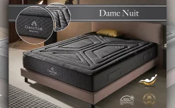 Simpur Low Cost Matelas 160x200 dame nuit soutien ferme évolutif ressorts ensachés deep spring & confort multizone hr - 25cm d'epaisseur* Matelas