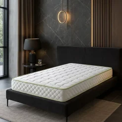 Nuits D'Or Matelas 90x190 Densité 35 Kg/m3 - Hauteur 21 Cm - Soutien Souple - Confort Optimal - Usage Quotidien - Nuit Calme* Matelas