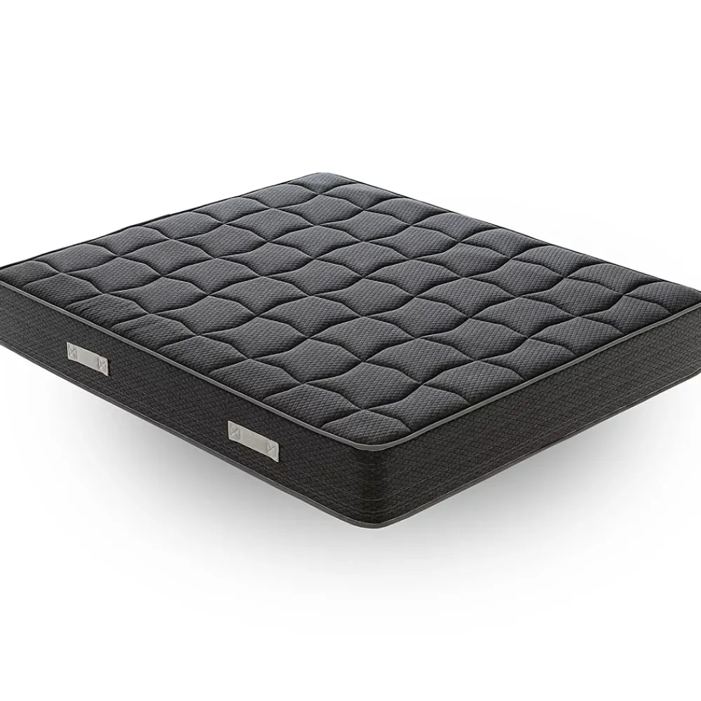 Materassiedoghe Matelas 180x200 en mousse à mémoire de forme - Epaisseur 20 cm - Orthopédique - Fabriqué en Italie - BlackMoon* Matelas