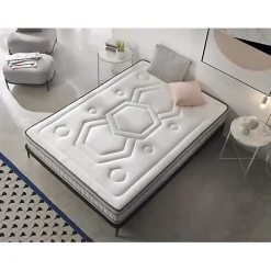 Matelas 120x180 Ensachage double ressorts matelas mémoire double face Hauteur 30 cm +/- 2.><noscript><img width=
