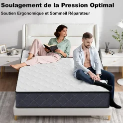Matelas 90x190 Epaisseur 22CM Haute Densité><noscript><img width=