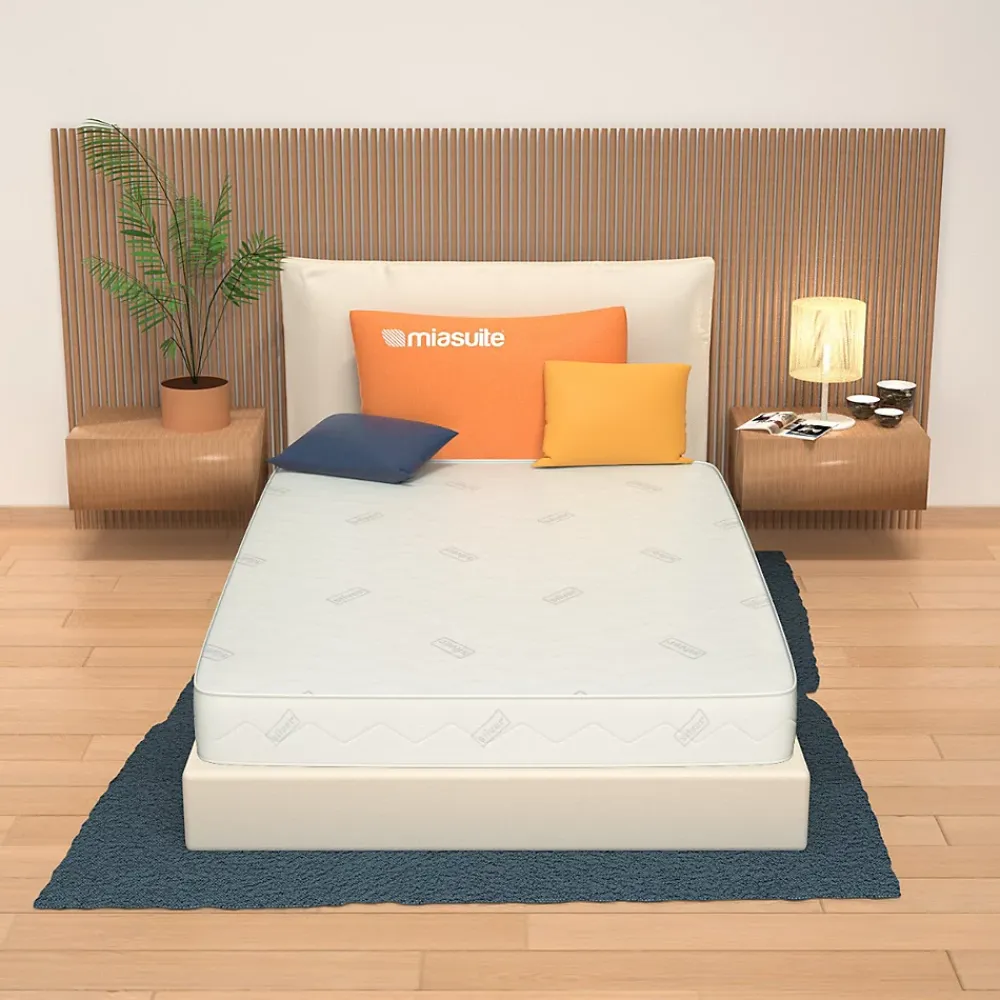 Miasuite Matelas 90x190 Hauteur 16 cm - Revêtement Silver, Waterfoam. Levante H16* Matelas