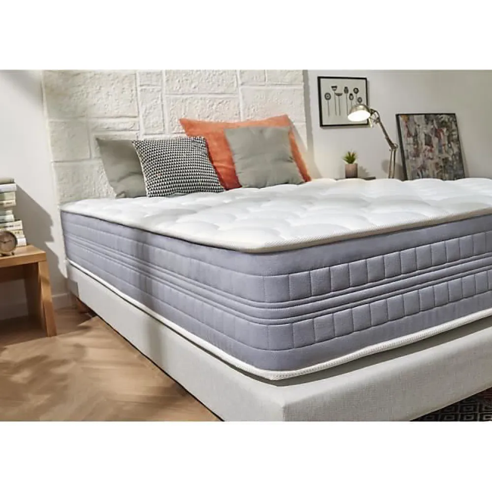 Eccox Matelas 135x190 Imperial Gel Memory Foam Hauteur 27 cm +/-2 Fermeté moyenne-élevée.* Matelas