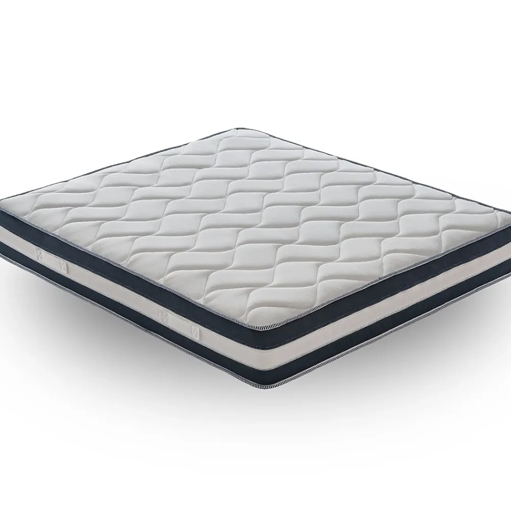 Materassiedoghe Matelas 120x190 Memory Gel - Epaisseur 25 cm - Mousse Mémoire 7 cm - 9 zones de confort - 100% Made in Italy* Matelas