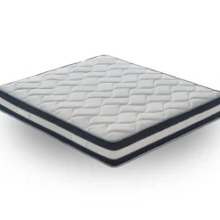Materassiedoghe Matelas 140x190 Memory Gel - Epaisseur 25 cm - Mousse Mémoire 7 cm - 9 zones de confort - 100% Made in Italy* Matelas