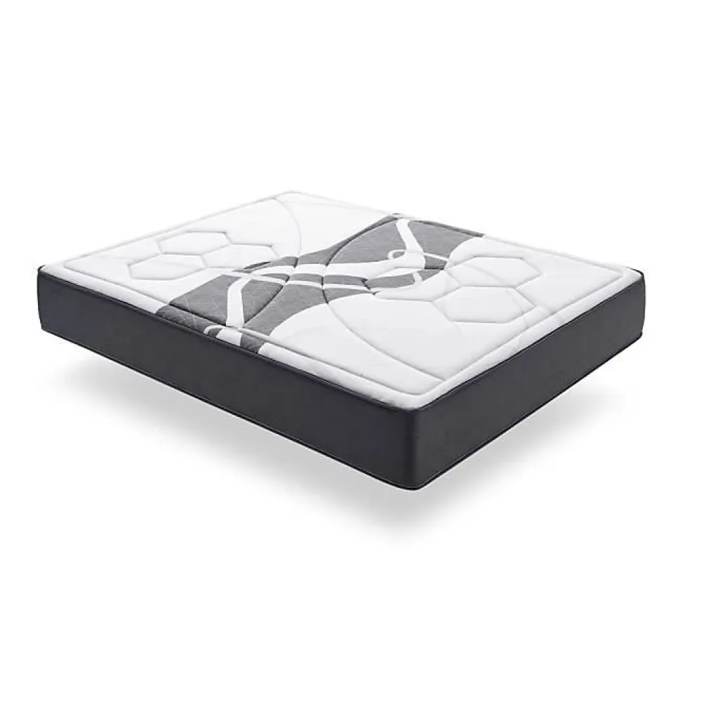 Matelas 105x190 Mémoire de formeelastique Memory Graphene Hauteur 30 cm +/-2 Fermeté moyenne-haute.>Eccox Outlet