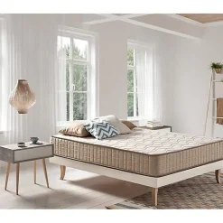 Eccox Matelas 105x190 Mémoire de forme Luxury ECO Tencel Ignifugo Fermeté moyenne-élevée 20cm +/-2.* Matelas