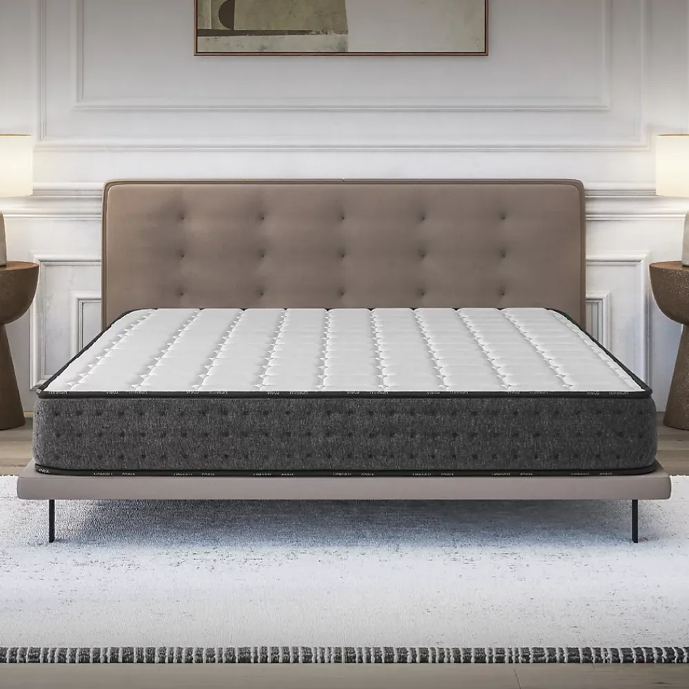 Cosmos Matelas 90x190 Mousse HR - Blue Latex - 21 cm - 7 zones de confort - Réversible - Hypoallergénique - Medium - Durable - Equinox* Matelas