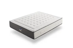 Simpur Low Cost Matelas 90x200 ressorts ensachés simpur exclusive sport épaisseur +- 30 cm avec mousse hr haute densité soutien semi-ferme* Matelas