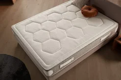 Simpur Low Cost Matelas 140x200 Royal Madeira, ressorts ensachés Healthy Spring, 25 cm, confort HR multizone, ferme et doux, anti-vibrations* Matelas