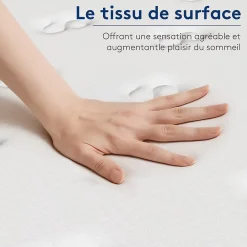 Teeno Matelas 160x200,Mousse 30 cm et ,réversible à Deux Faces entièrement utilisables* Matelas
