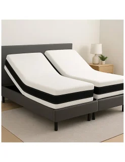 Matelas 2x80x200 Spécial Lit Électrique Fabrication Européenne>By Sommiflex.