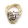 Mèche rechange pour petite lampe catalytique de 100 ml. Compatible avec toutes les marques. Tête en céramique et cordon 100% coton>Mamamanuela