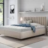 Mendoza - lit coffre - 180x200 - sommier inclus - en velours ->Best Mobilier Sale