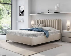 Mendoza - lit coffre - 180x200 - sommier inclus - en velours ->Best Mobilier Sale