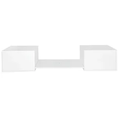 Meuble à chaussures 189x40x34,5 cm, multifonction, utilisable avec lit superposé, blanc><noscript><img width=