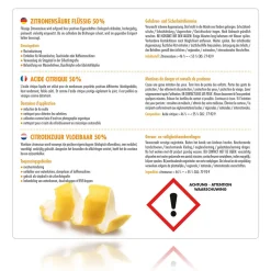 Höfer Chemie Microactiv Acide Citrique Liquide 50% Détartrant Polyvalent 2 x 5 L, Et Économique* Nettoyant Pour Cuisine
