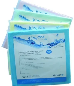 Microfibre Non Tissé 140G 38X40 cm (Sachet De 5) - Guialto - Jaune - l40- L0.1- P0.1- h0.1* Eponge