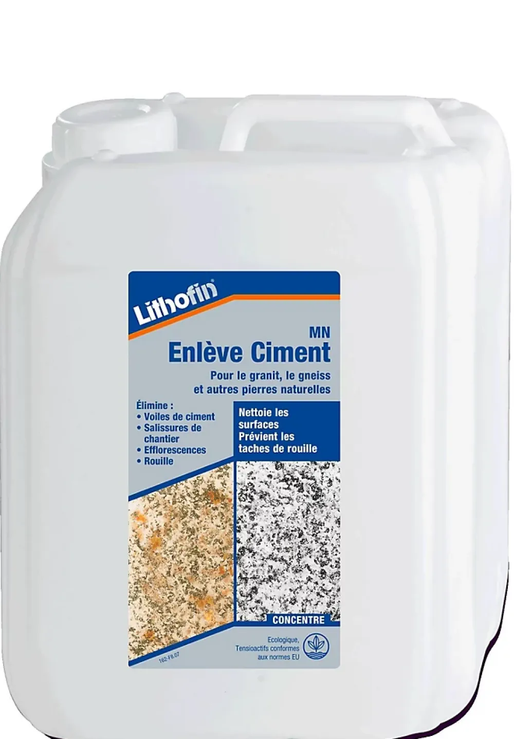 Lithofin MN Enlève Ciment - Enlève ciment pour pierres naturelles - - 5 L* Nettoyant Et Entretien Pour Sol