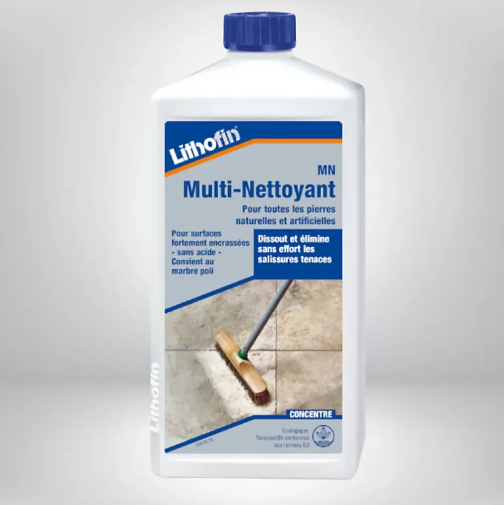 Lithofin MN Multi-Nettoyant - Nettoyant pierre naturelle - - 1 L* Nettoyant Et Entretien Pour Sol