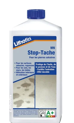 Lithofin MN Vlekstop Eco - Anti-tache pour pierres calcaires - - 1 L* Nettoyant Et Entretien Pour Sol