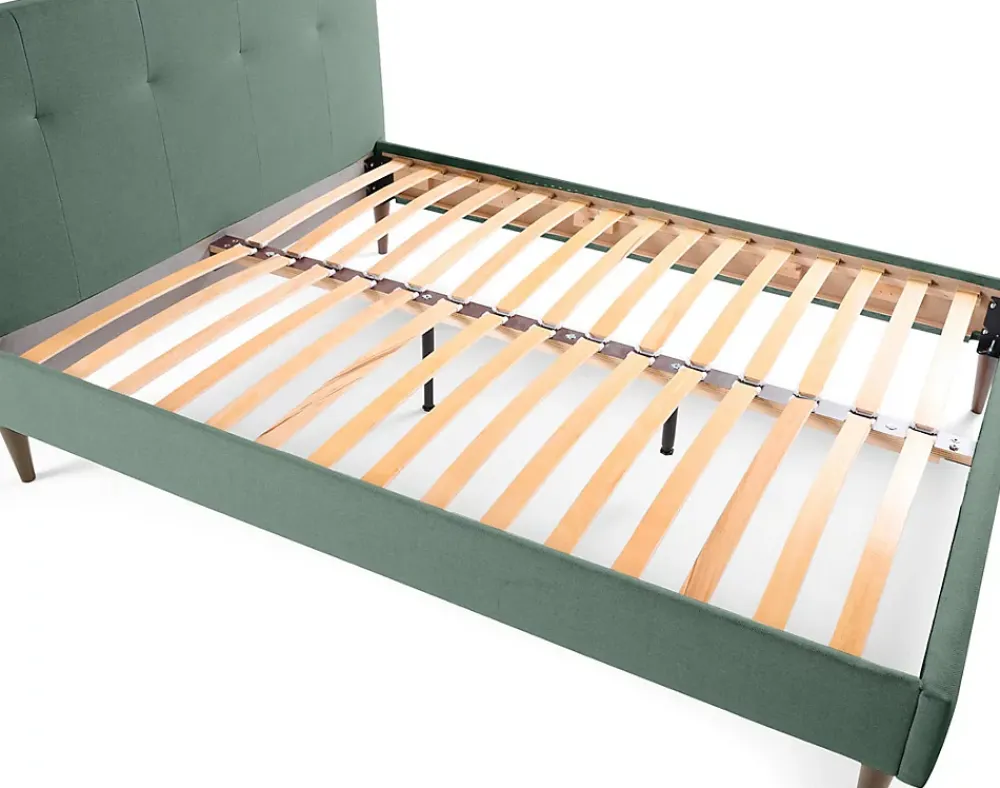Best Mobilier Monet - lit - 160x200 - sommier inclus - en tissu -* Lit Double