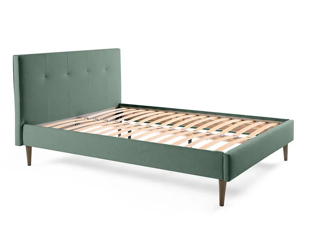 Best Mobilier Monet - lit - 160x200 - sommier inclus - en tissu -* Lit Double