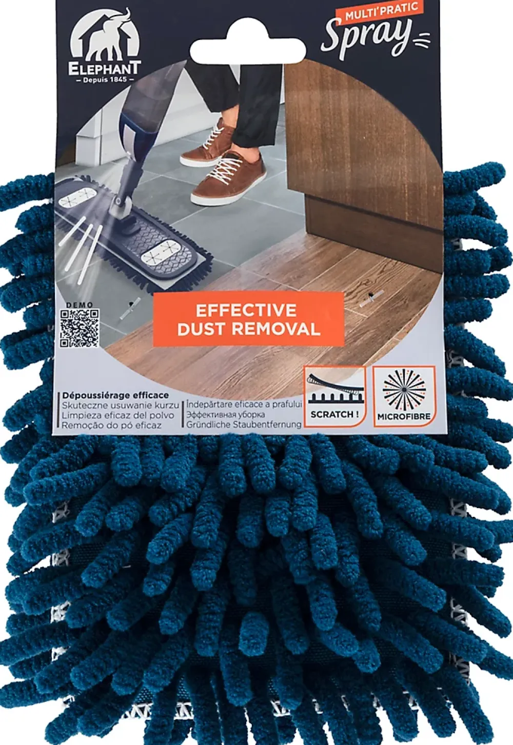 Elephant MultiPratic - Housse de dépoussiérage microfibre* Serpillère