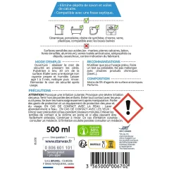 Starwax Nettoyant anti-calcaire Cabine de douche 500 ml* Nettoyant Pour Salle De Bains