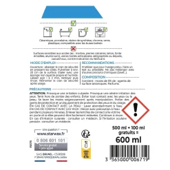 Starwax Nettoyant anti-calcaire Salle de bains 500 ml + 20%* Nettoyant Pour Salle De Bains