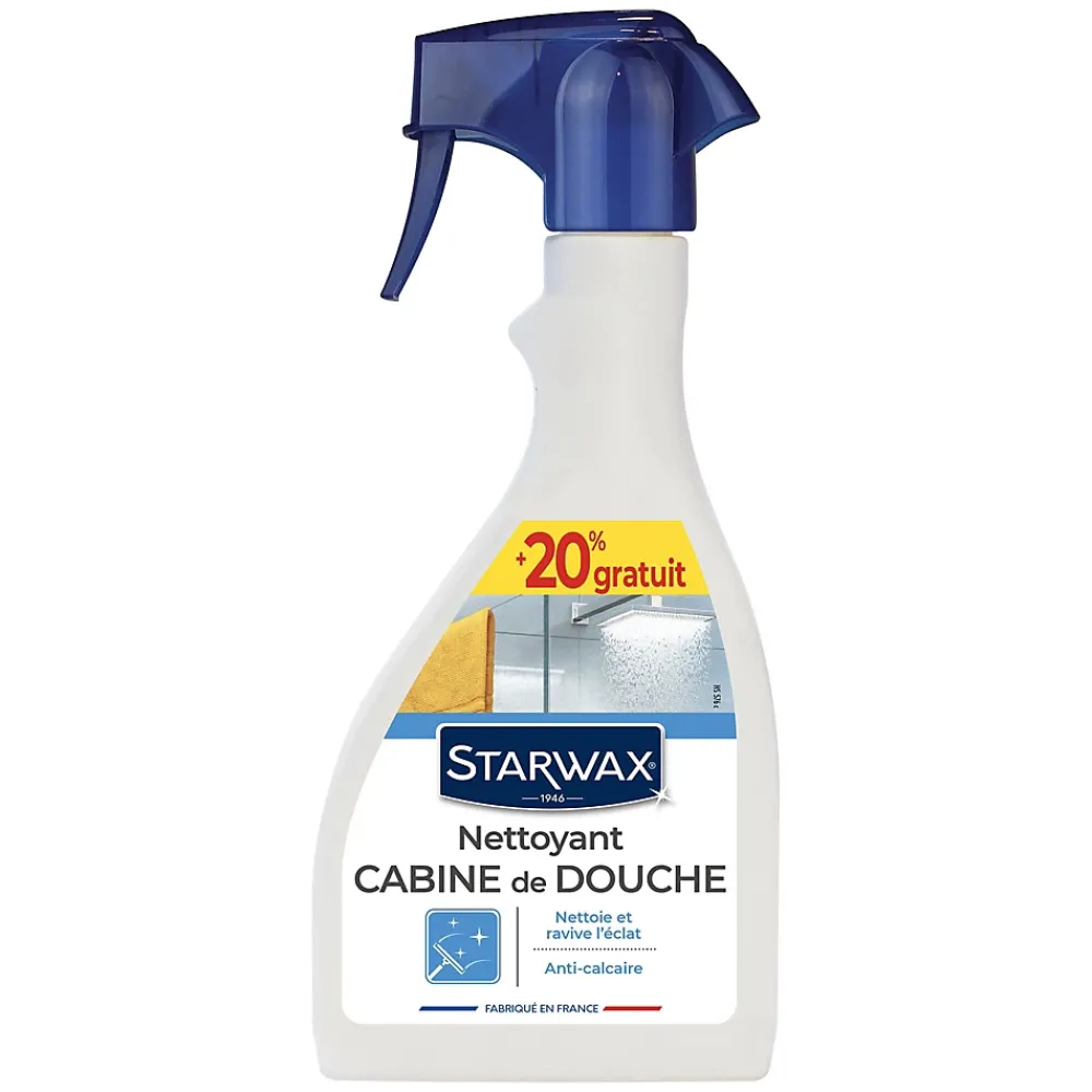 Starwax Nettoyant anti-calcaire Salle de bains 500 ml + 20%* Nettoyant Pour Salle De Bains