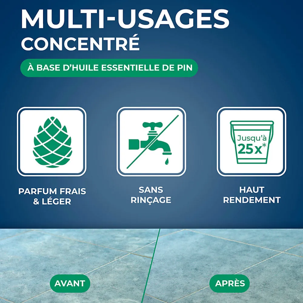 Nettoyant assainissant multi-usages senteur pin des landes 5L>Starwax Discount